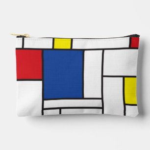 Pochette À Accessoires Art Moderne Géométrique Minimaliste De Stijl Mondr