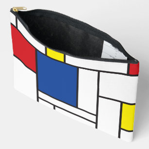 Pochette À Accessoires Art Moderne Géométrique Minimaliste De Stijl Mondr