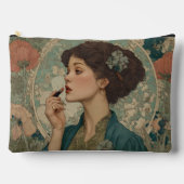 Pochette À Accessoires Art Nouveau Fleur Éternelle (Recto)