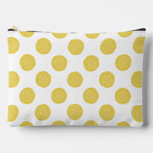 Pochette À Accessoires Art Nouveau Mackintosh Rose Retro Floral Jaune