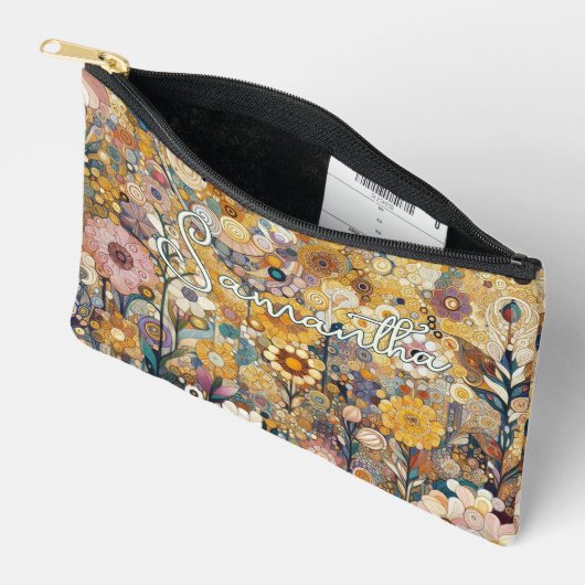 Pochette À Accessoires Art Nouveau Style Art Nouveau Art fin peinture flo (Ouvrir)