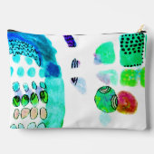 Pochette À Accessoires Art numérique Abstrait funky (Verso)