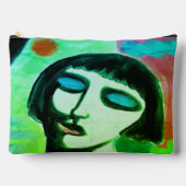 Pochette À Accessoires Art numérique Abstrait funky (Recto)