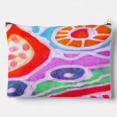 Pochette À Accessoires Art numérique Abstrait funky (Verso)
