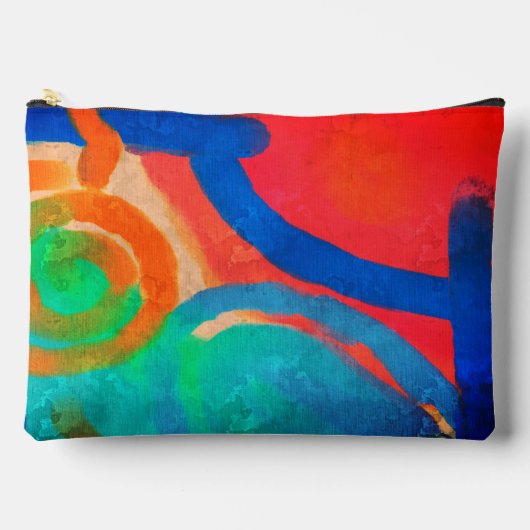 Pochette À Accessoires Art numérique Abstrait original (Recto)