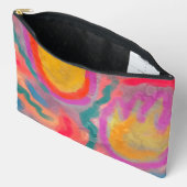 Pochette À Accessoires Art numérique Abstrait original (Ouvrir)