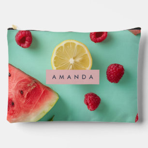 Pochette À Accessoires Assortiment de fruits frais personnalisé