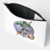 Pochette À Accessoires astronaute alien (Ouvrir)