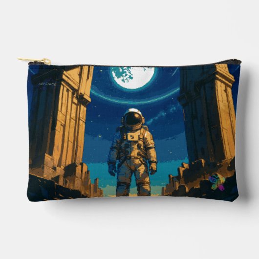 Pochette À Accessoires Astronaute sous la porte céleste (Recto)