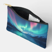 Pochette À Accessoires Aurora islandais (Ouvrir)