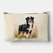 Pochette À Accessoires Australian Shepherd Black Tricolor Aussie Dog (Verso)