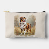 Pochette À Accessoires Australian Shepherd Dog Red Merle (Recto)