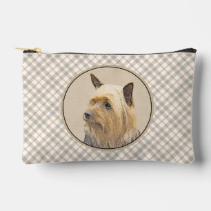 Pochette À Accessoires Australian Silky Terrier Peinture Original Chien A