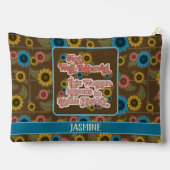 Pochette À Accessoires Autonomisation des femmes dans les années 60 rétro (Verso)