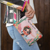 Pochette À Accessoires Autonomisation en fleurs : Monogramme personnalisé