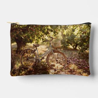 Pochette À Accessoires Autumn Forest Vintage Bicycle Pouch