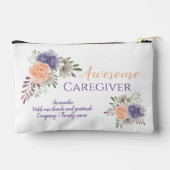 Pochette À Accessoires Awesome aimer aidant Floral (Verso)