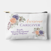 Pochette À Accessoires Awesome aimer aidant Floral (Recto)