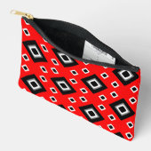 Pochette À Accessoires Axe Rouge (Ouvrir)