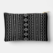 Pochette À Accessoires Aztec blanc gris noir Motifs mélangés V Motif (Verso)