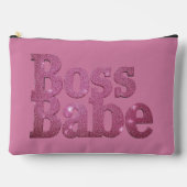 Pochette À Accessoires Babe Parties scintillant rose (Recto)