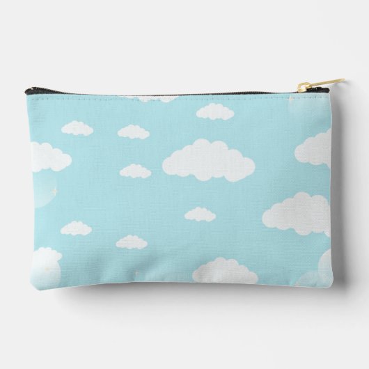 Pochette À Accessoires Baby Blue Cloud Bachelorette Week-end (Verso)
