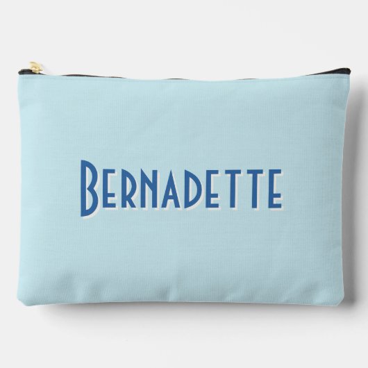 Pochette À Accessoires Bachelorette à bande chic (Recto)