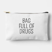 Pochette À Accessoires Bag Full of Drugs, Funny Zipper Pouch Makeup Bag, (Recto)