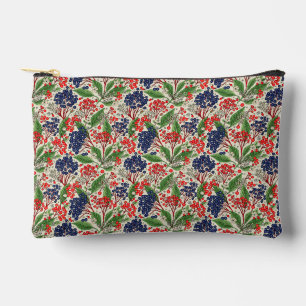 Pochette À Accessoires Baies bleues et rouges japonaises