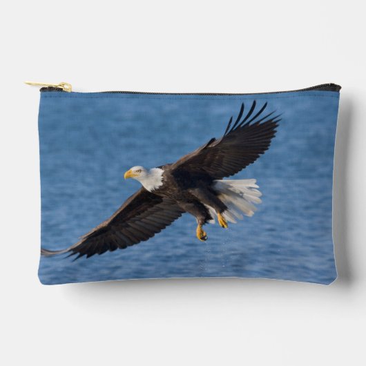 Pochette À Accessoires Bald eagle in flight (Recto)