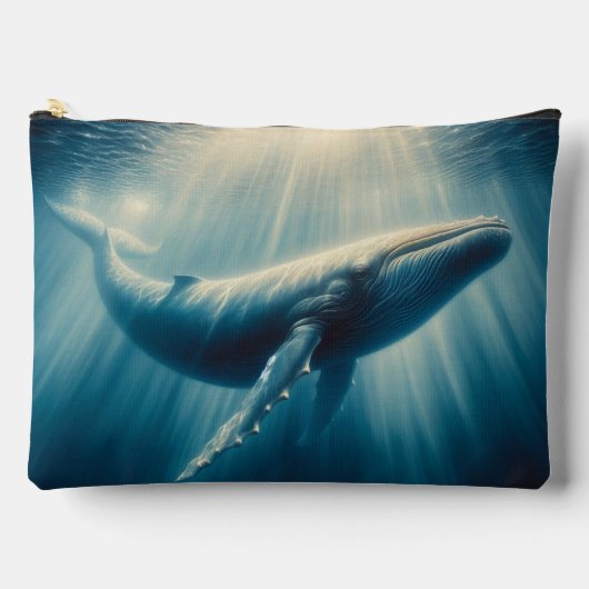 Pochette À Accessoires baleine côtière/marine (Recto)