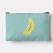 Pochette À Accessoires Banane jaune dessin bleu (Recto)