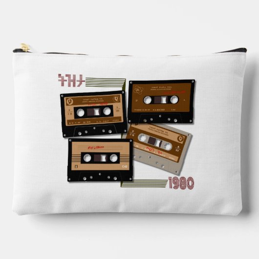 Pochette À Accessoires Bande de cassette de tezeta Throwback (Recto)