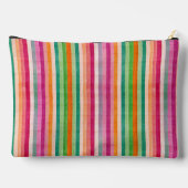 Pochette À Accessoires Bande vibrante rouge et verte (Verso)