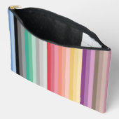 Pochette À Accessoires Bandes colorées (Ouvrir)