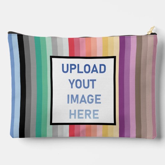 Pochette À Accessoires Bandes colorées (Verso)