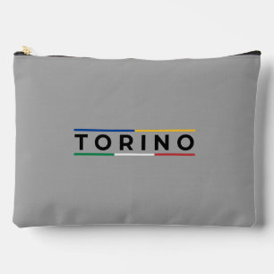 Pochette À Accessoires Bandes de Turin italien et Sabauda - Design minima