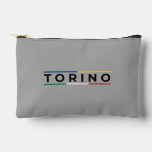 Pochette À Accessoires Bandes de Turin italien et Sabauda - Design minima
