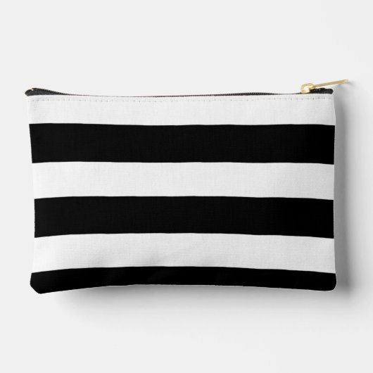 Pochette À Accessoires Bandes noires et blanches (Verso)