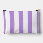 Pochette À Accessoires Bandes pourpres, Blancs, Motif rayé (Verso)