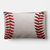 Pochette À Accessoires Baseball Softball Couture Texte Personnalisé (Verso)
