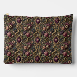 Pochette À Accessoires Batailles et fleurs baroques - Délirium gothique
