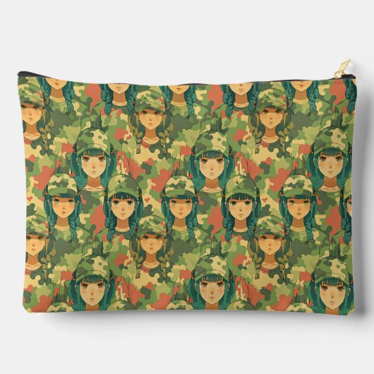 Pochette À Accessoires Bateau à voile avec voile écarlate motif aquarelle (Verso)