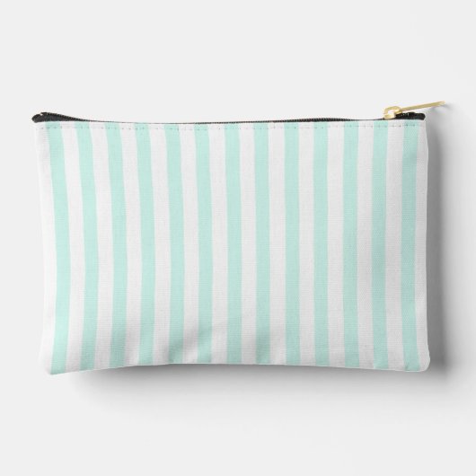 Pochette À Accessoires Beachy Things - Joli Pastel & Turquoise Stripes (Verso)