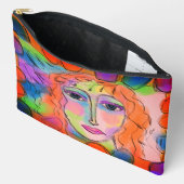 Pochette À Accessoires Beau art Abstrait (Ouvrir)