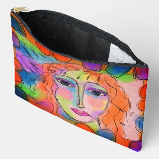 Pochette À Accessoires Beau art Abstrait (Ouvrir)