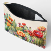 Pochette À Accessoires Beau Cactus Flower Large (Ouvrir)