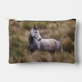 Pochette À Accessoires Beau Cheval Gris Colore (Recto)