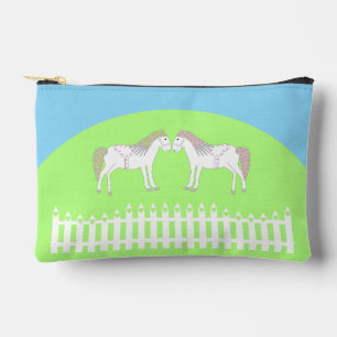Pochette À Accessoires Beau Chevaux Mariages blancs