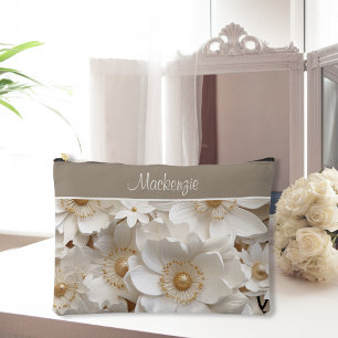 Pochette À Accessoires Beau Mariage Gardenia blanc 3D